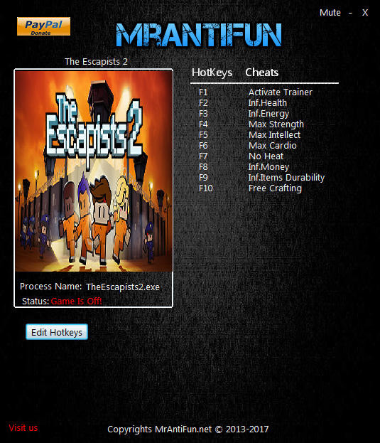 Трейнер +9 для версии 1.00 от MrAntiFun