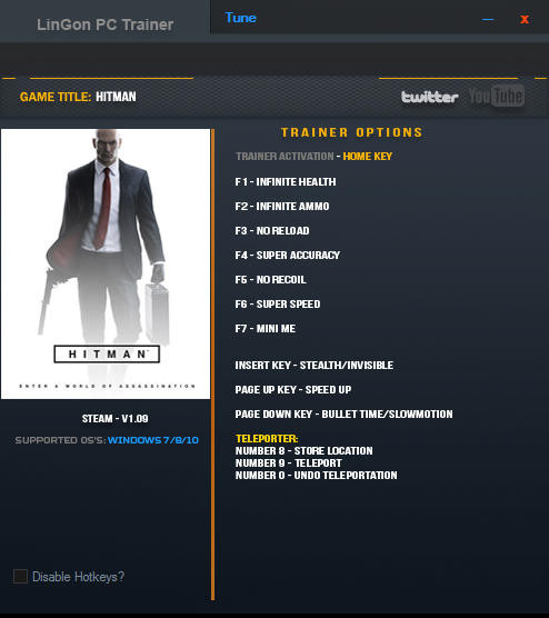 Трейнер +11 для версии 1.09 от LinGon