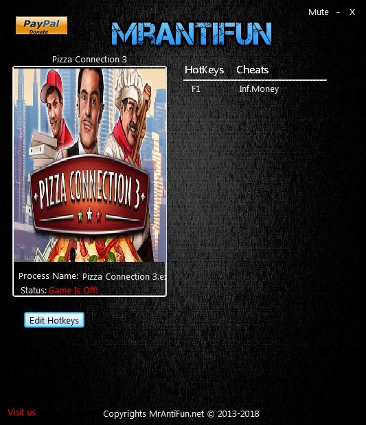 Трейнер +1 для версии 04.04.2018 от MrAntiFun