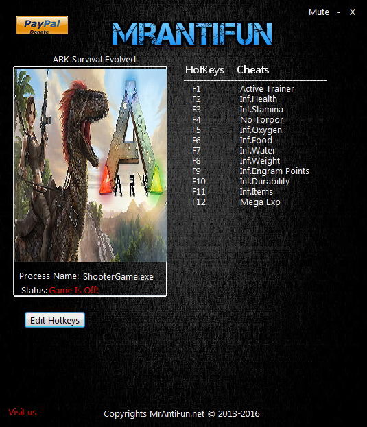 Трейнер +11 для версии 250 от MrAntiFun
