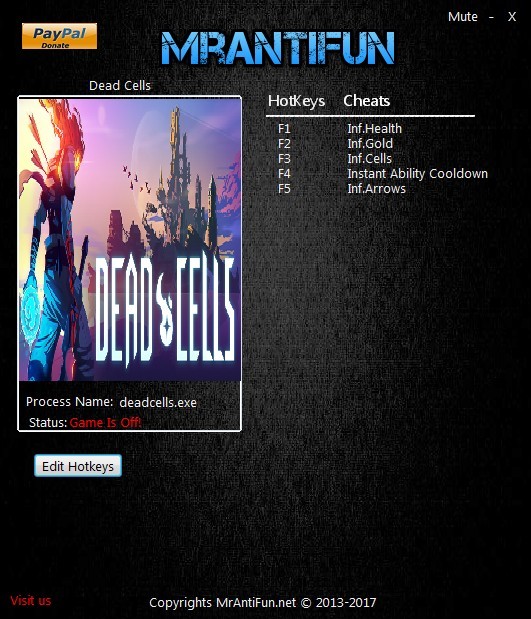 Трейнер +5 для версии от 13.06.2017 от MrAntiFun