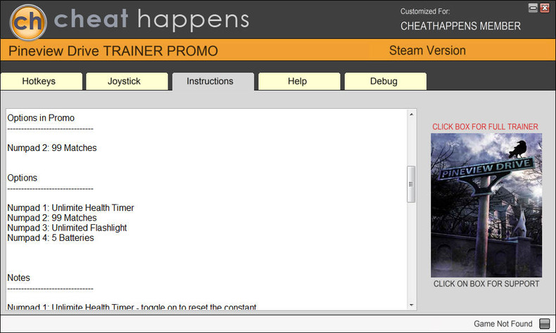 Трейнер +4 для версии 2.1 от Cheat Happens