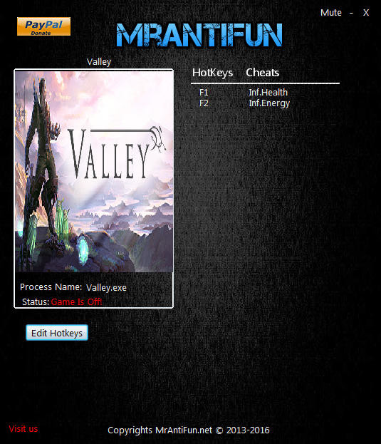 Трейнер +2 для версии 1.00 64bit от MrAntiFun