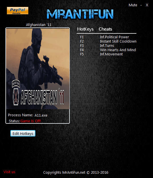 Трейнер +5 для версии 1.0.2 от MrAntiFun
