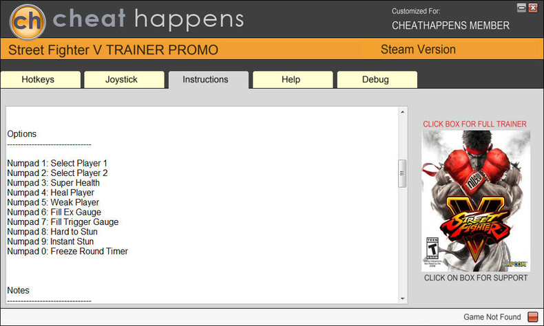 Трейнер +10 для версии 02.000 от Cheat Happens