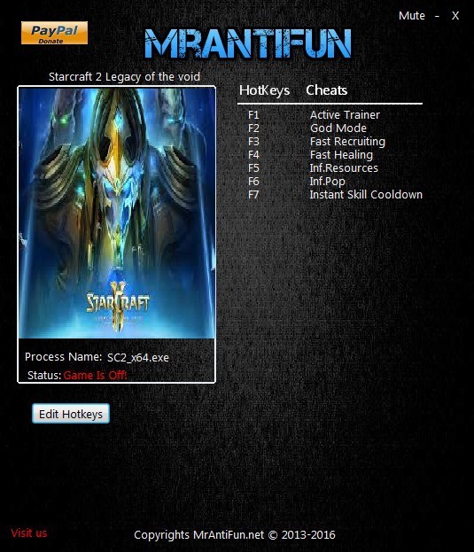 Трейнер +6 для версии 3.7.0.47185: x64 от MrAntiFun