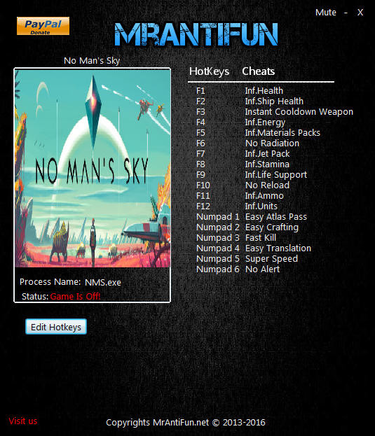 Трейнер +18 для версии 1.3 от MrAntiFun