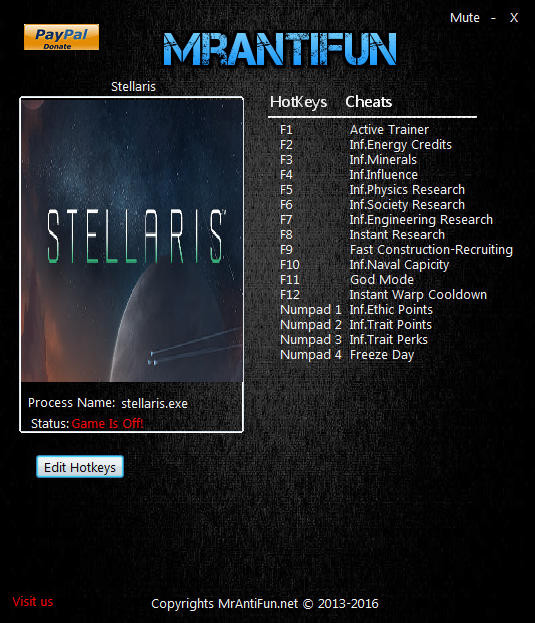 Трейнер +15 для версии 1.0.1 от MrAntiFun