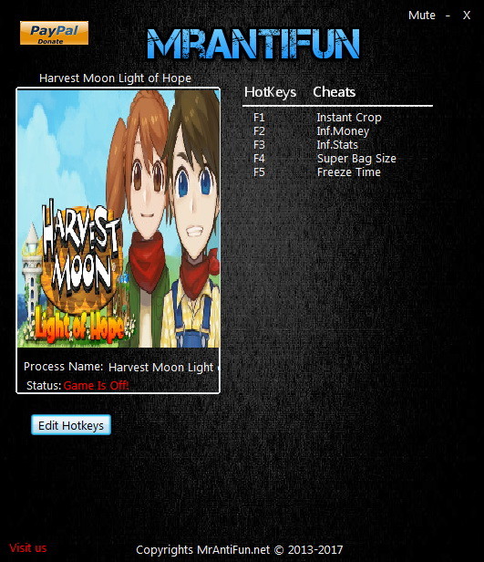 Трейнер +5 для версии 1.00 от MrAntiFun