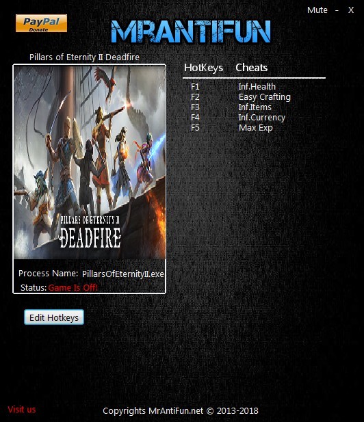 Трейнер +5 для версии 1.0.1.0064 от MrAntiFun