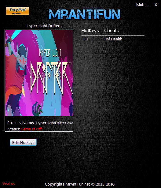 Трейнер +1 для версии от 20.06.2017 от MrAntiFun