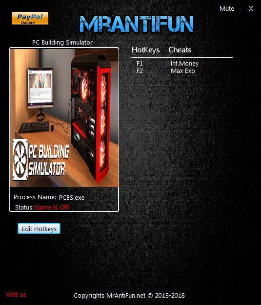 Трейнер +2 для версии 0.7.8.2 от MrAntiFun