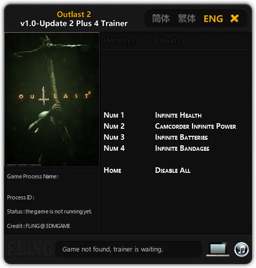 Трейнер +4 для версии 1.0 - Update 2 от FLiNG