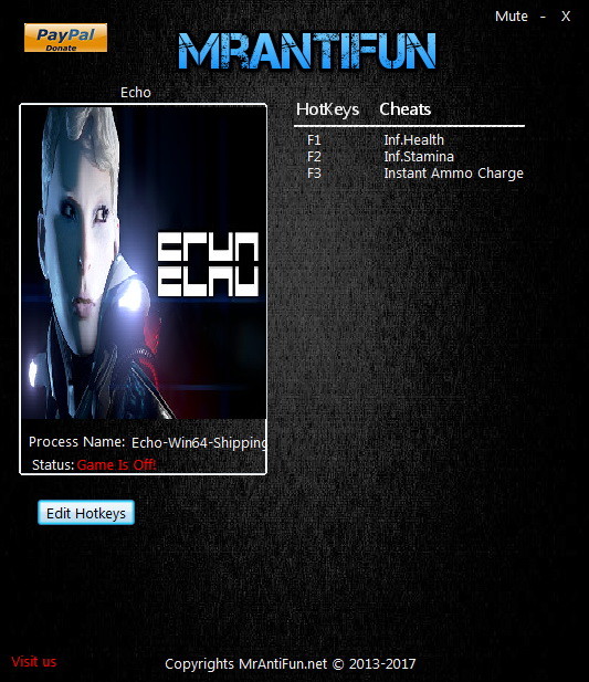 Трейнер +3 для версии от 09.24.2017 от MrAntiFun