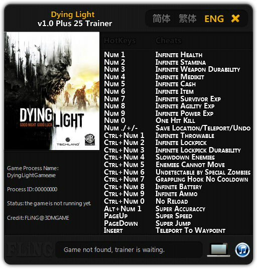Трейнер +25 для версии 1.2.0 от FLiNG