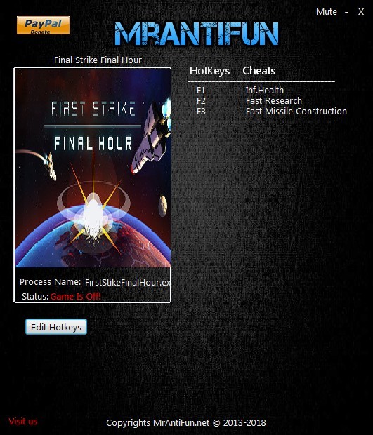 Трейнер +3 для версии от 05.08.2018 от MrAntiFun