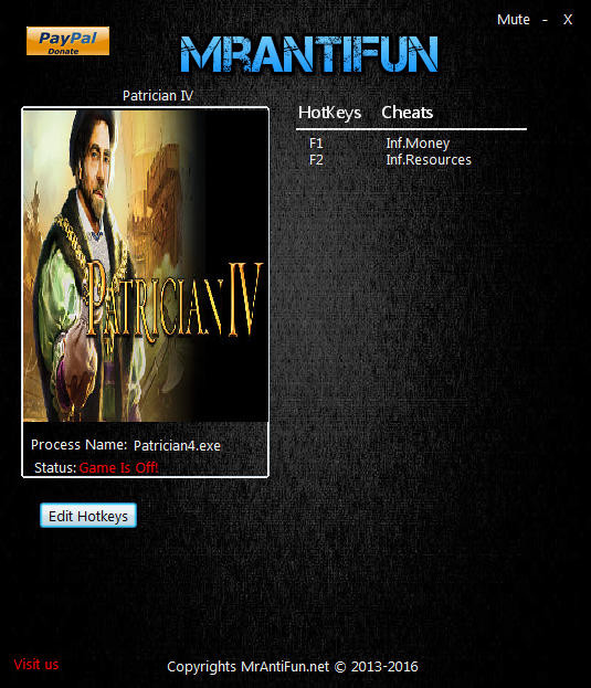 Трейнер +2 для версии 1.3.0 от MrAntiFun