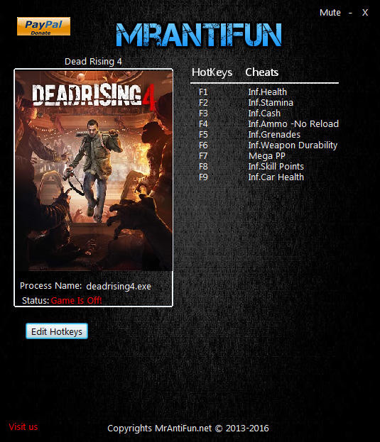 Трейнер +10 для версии 1.00 из Steam от MrAntiFun