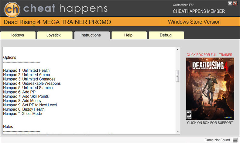 Трейнер +11 для версии Windows Store 02.22.2017 от Cheat Happens