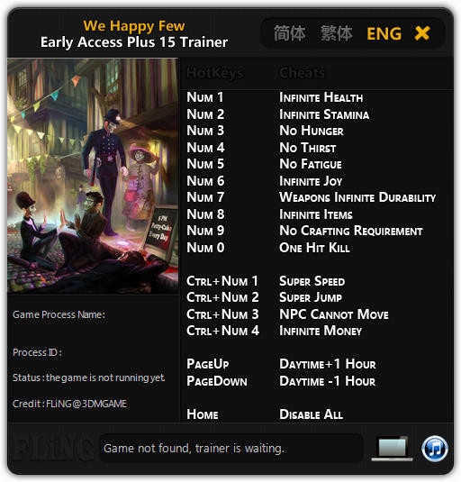 Трейнер +15 для версии Early Access от FLiNG