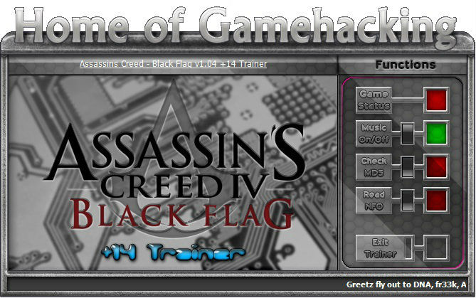 Трейнер +14 для версии 1.04 от Gamehacking Community
