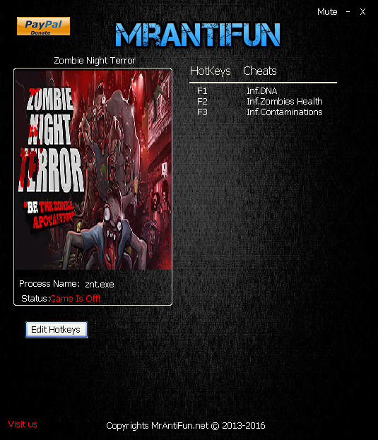 Трейнер +3 для версии 1.0 от MrAntiFun