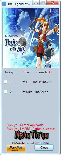 Трейнер +2 для Update #8 от MrAntiFun