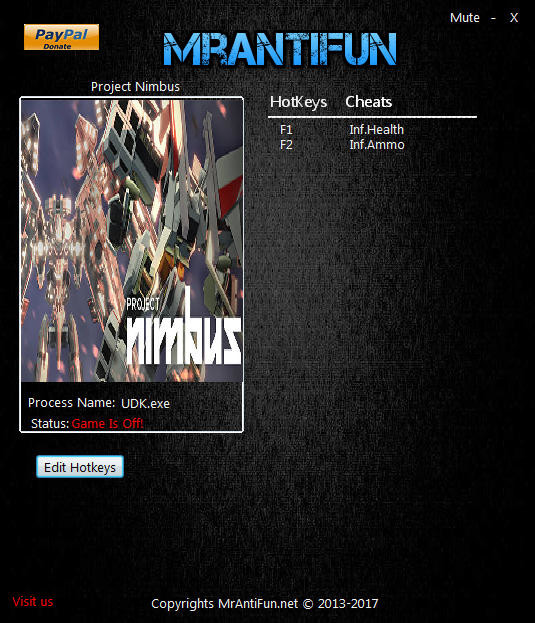 Трейнер +2 для версии 1.00 от MrAntiFun