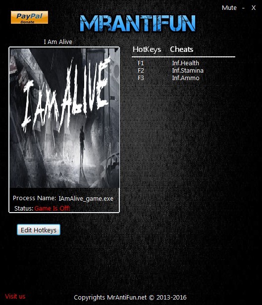 Трейнер +3 для версии 1.01 от MrAntiFun