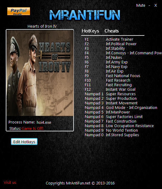 Трейнер +23 для версии 1.5.3 от MrAntiFun