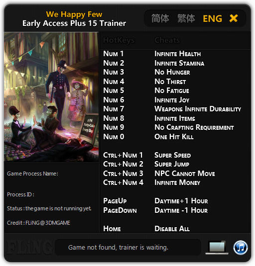 Трейнер +15 для версии Early Access от 2016.08.12 от FLiNG