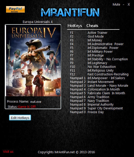 Трейнер +23 для версии 1.17.2.0 от MrAntiFun