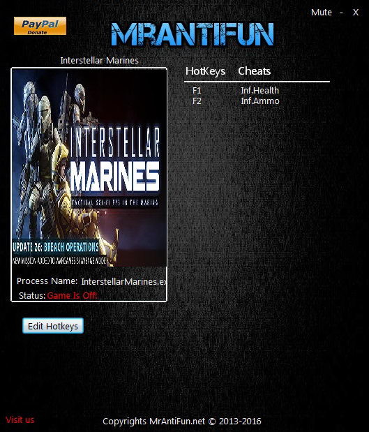 Трейнер +2 для версии Build 26 от MrAntiFun
