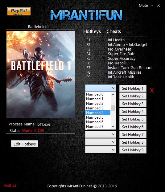 Трейнер +10 для версии 13764 от MrAntiFun