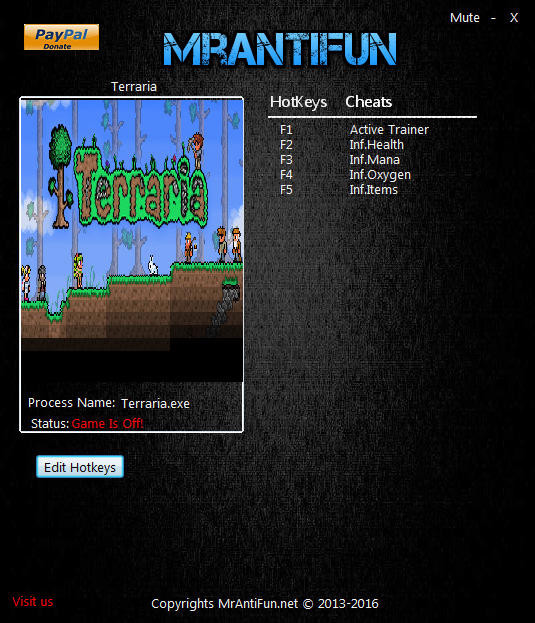 Трейнер +4 для версии 1.3.3 от MrAntiFun