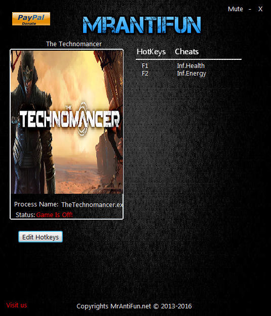 Трейнер +2 для версии 1.00 от MrAntiFun