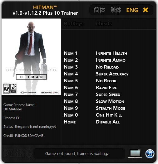 Трейнер +10 для версий 1.0 - 1.22.2 от FLiNG