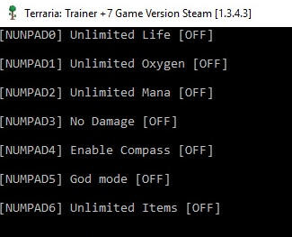 Трейнер +7 для версии 1.3.4.3 Steam от LIRW GHL