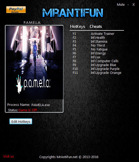 Трейнер +10 для версии 0.1.2.3 от MrAntiFun
