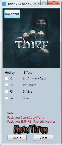 Трейнер +5 для версии 1.1 (x64) от MrAntiFun