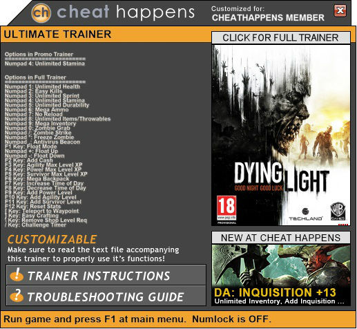 Трейнер +1 для версии 20150206 от CH