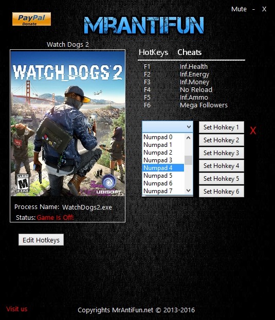 Трейнер +6 для версии 1.5.134 от MrAntiFun