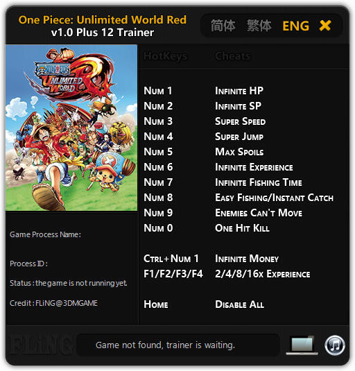 Трейнер +12 для версии 1.0 от FLiNG