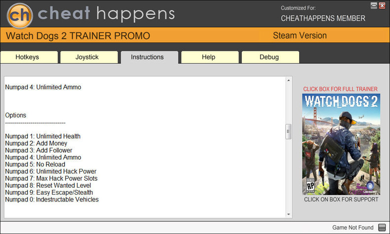 Трейнер +10 для версии 1.07.141.7.988937 от Cheat Happens