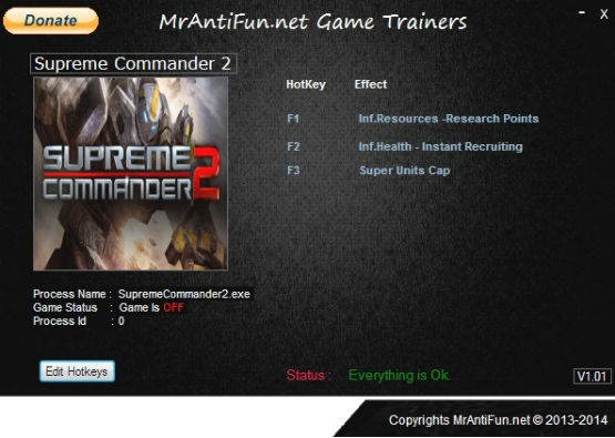 Трейнер +5 для версии 1.260 от MrAntiFun
