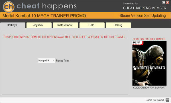 Трейнер +1 для версии 1.0 от CH