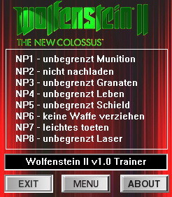 Трейнер +8 для версии 1.0 от dR.oLLe