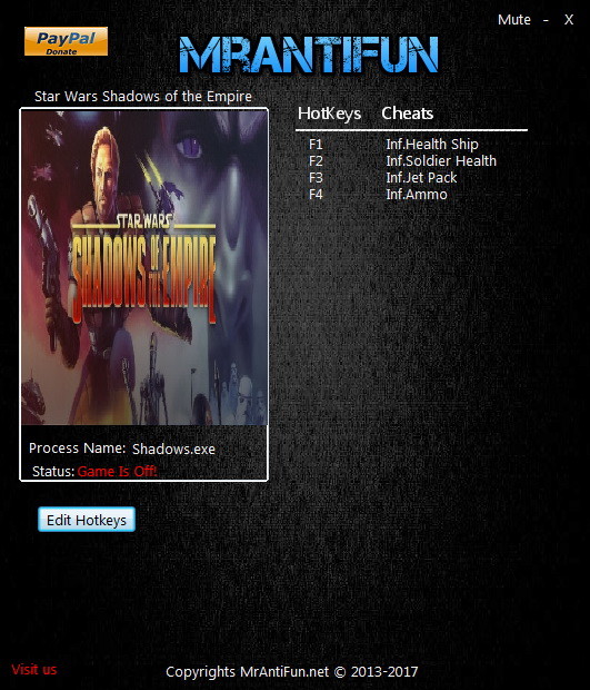 Трейнер +4 для версии 06.27.2017 от MrAntiFun