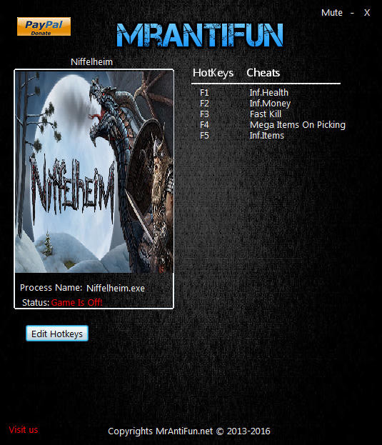 Трейнер +5 для версии 0.9.010 от MrAntiFun