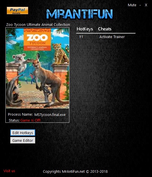Трейнер +1 для версии 05.09.2018 от MrAntiFun